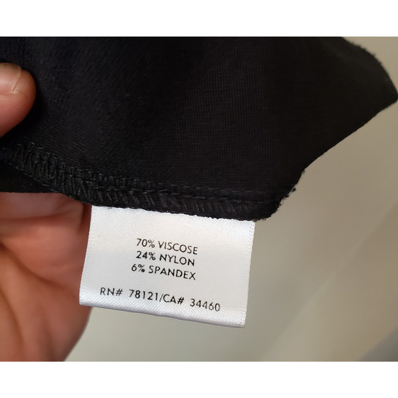 Eileen Fisher Womens Black Full Zip Stretch Jacket Size 3X Pockets Classic - Picture 10 of 11